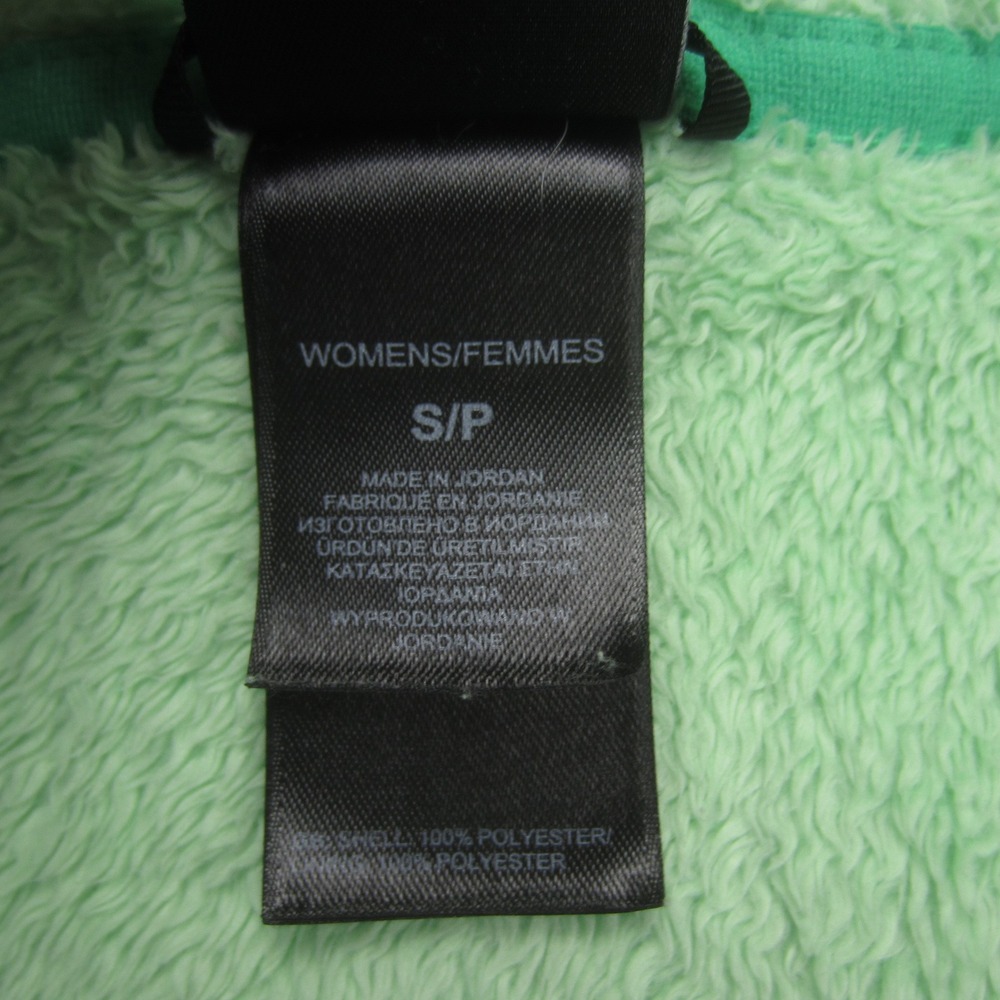 The North‎ Face Jacket Womens Small Green Full Zip Fuzzy Fleece Outdoor - Picture 9 of 16